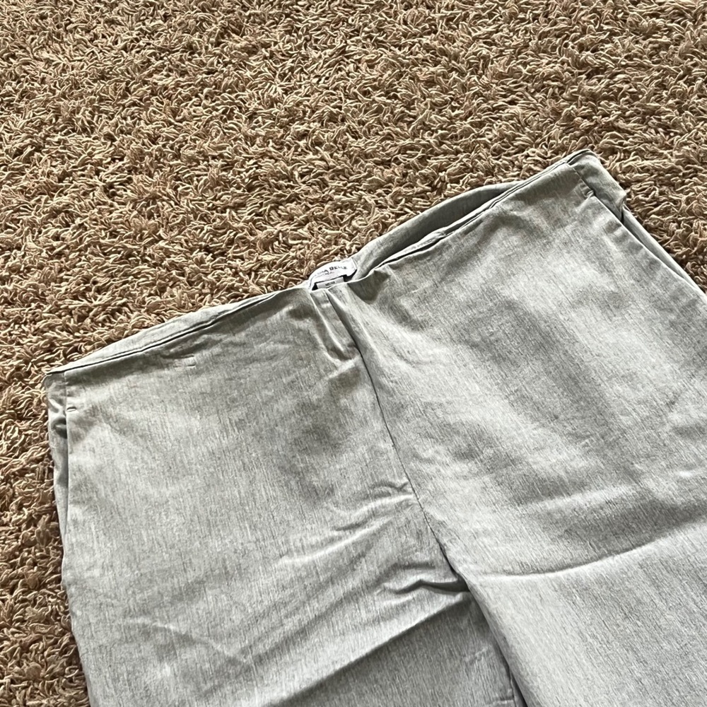 Carolina Belle Montreal Grey Pull On Cropped Dress Pants Trousers Womens Size 14
